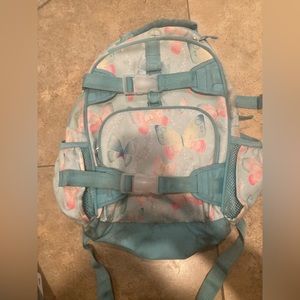 Pottery Barn Small BackPack Aqua Gigi Butterfly Mackenzie